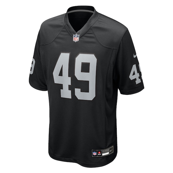 Charles Snowden Las Vegas Raiders Nike Team Game Jersey -  Black