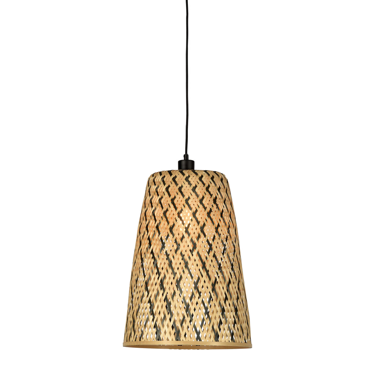 GOOD&MOJO hanglamp Kalimantan - bruin - Ø34cm