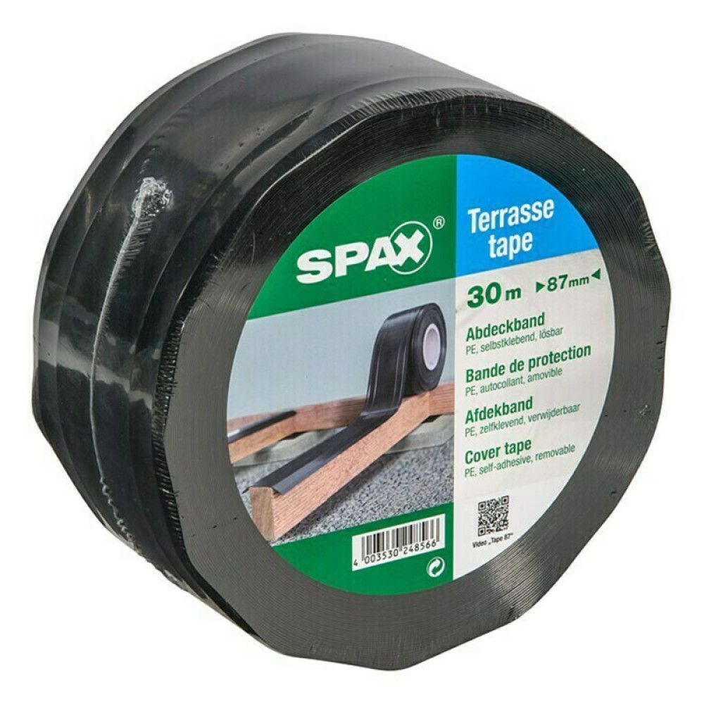 TERRASSETAPE SPAX SVART 30MX87MM