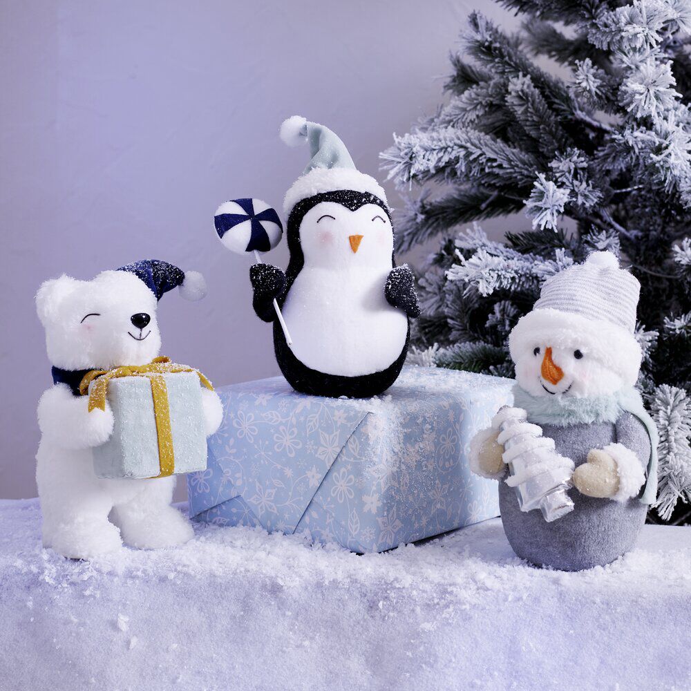 Personnage No&euml;l à poser H30cm (3modèles)