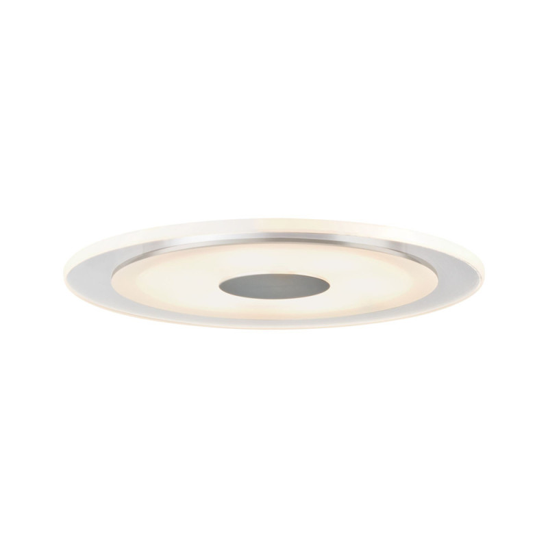 Spot encastrable LED Whirl aluminium blanc chaud IP23 655 lm 6,9 W PAULMANN