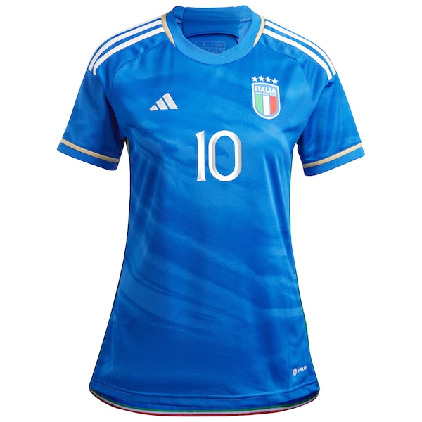 Lorenzo Insigne Italy National Team adidas Women's 2023 Home Replica Jersey - Blue