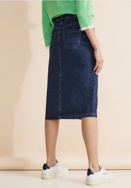 Midi Jeansrock