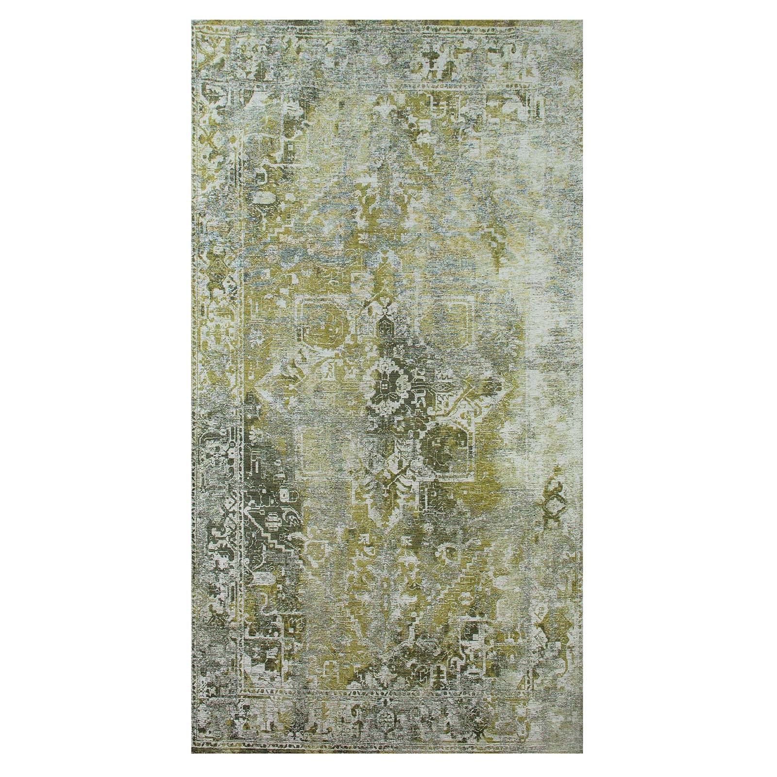 Lola&Moi vloerkleed Olive - groen - 80x150cm