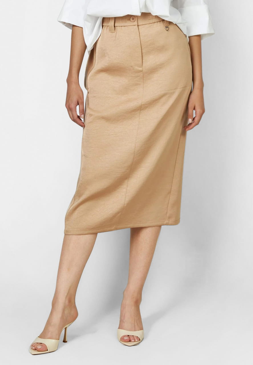 Rock aus schimmerndem Twill