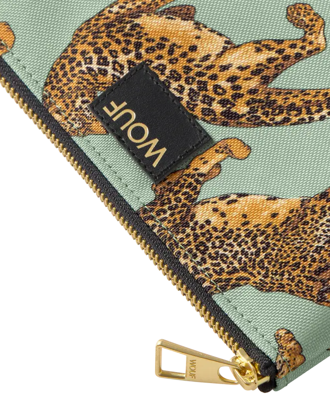 Kosmetiktasche Emerald Leopard