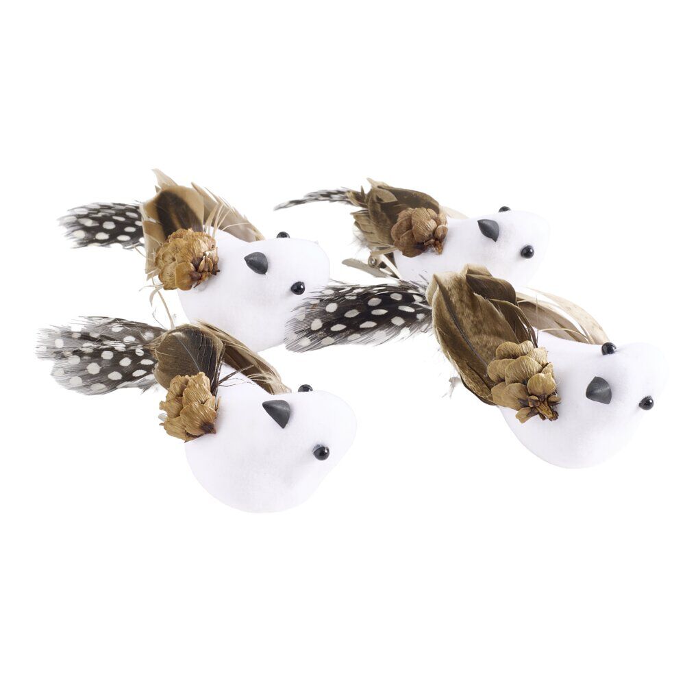 Oiseaux décoratifs x4 à clipser