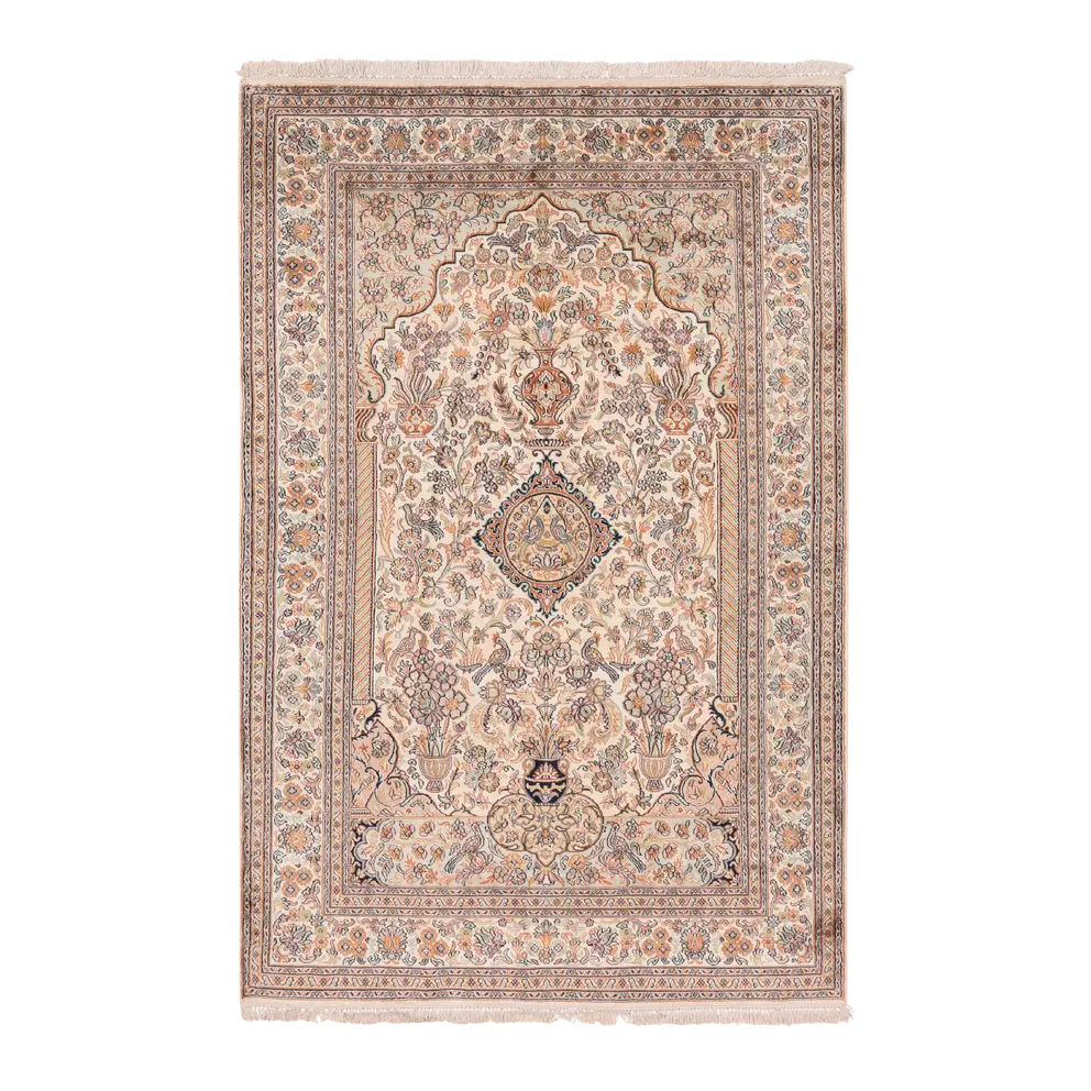 Orientteppich Kashmir Seide Indien