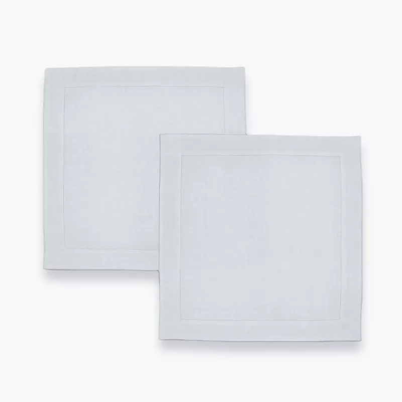 Zestaw 2 serwetek DUKA LYCKLIG 40x40 cm 100% len biała