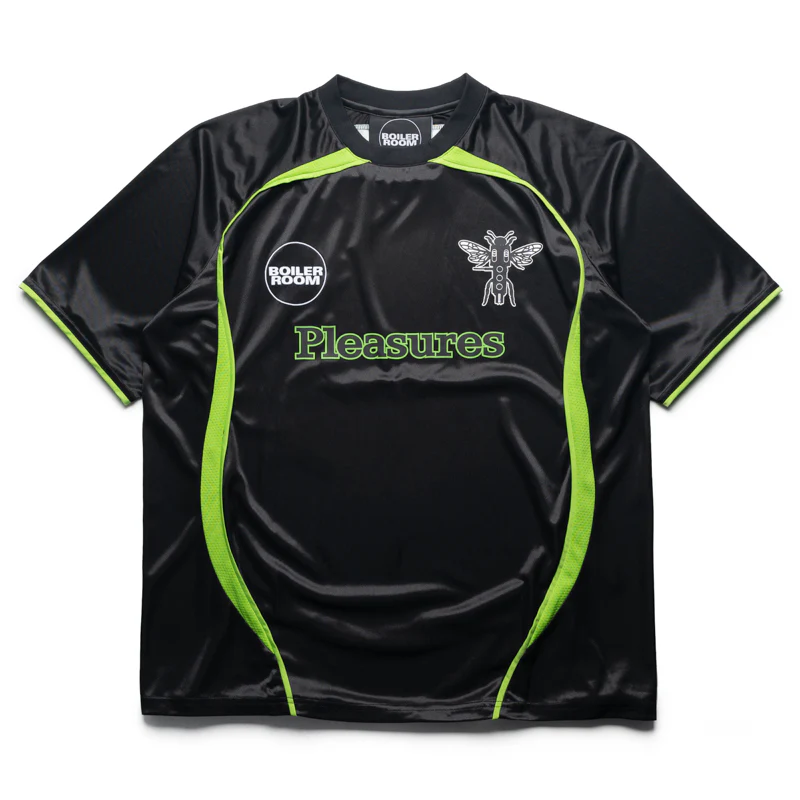 Pleasures Aqua Soccer Jersey - Black