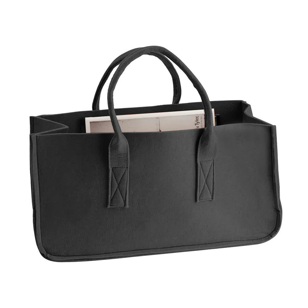 FEUTRINE - Porte revues en feutrine noire