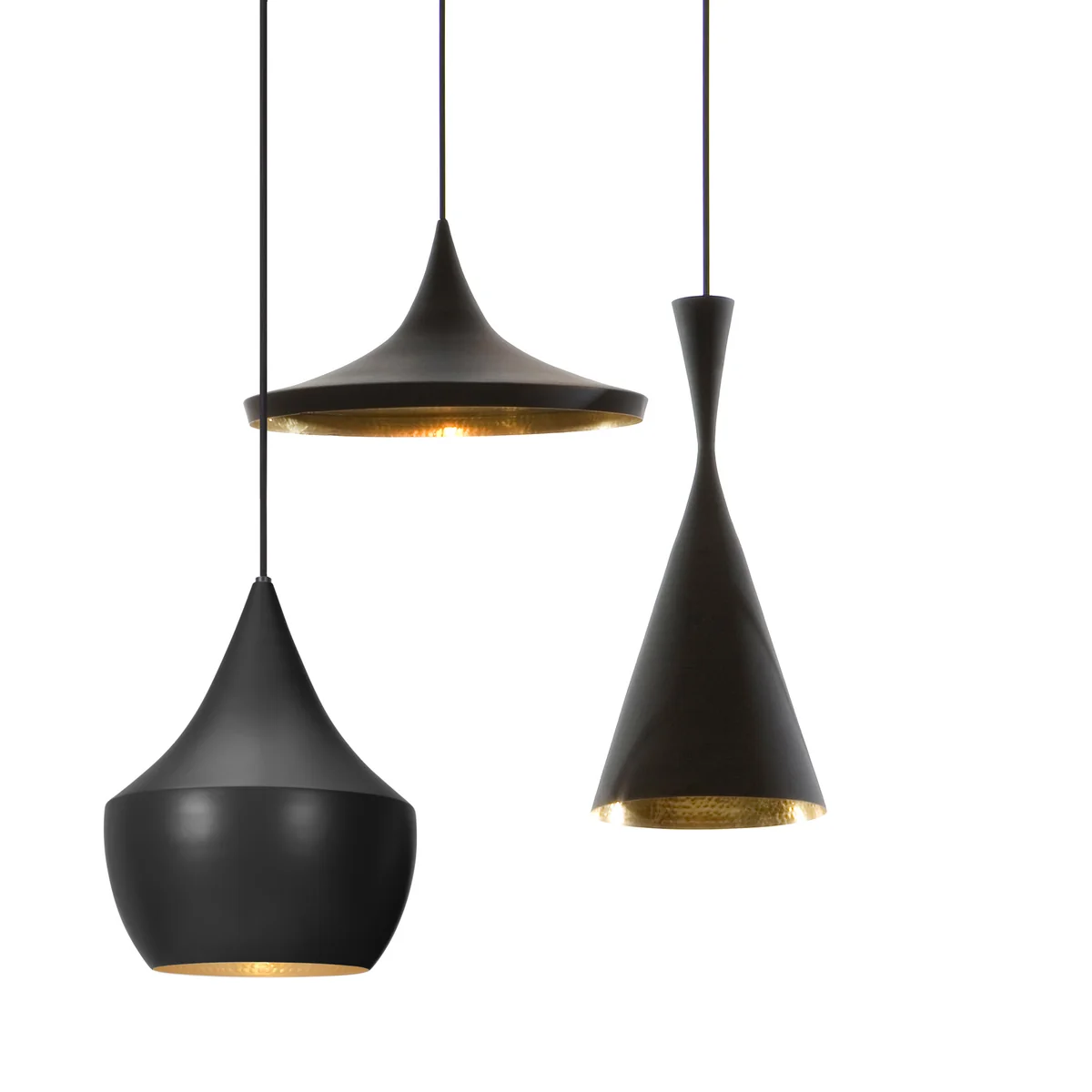 Tom Dixon - Beat Light Fat LED Pendelleuchte, Messing