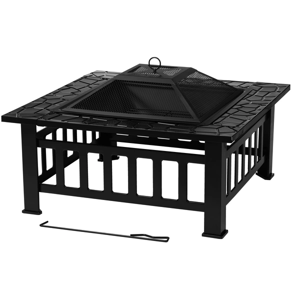 Feuerstelle »Glenview«, Höhe: 50 cm, schwarz