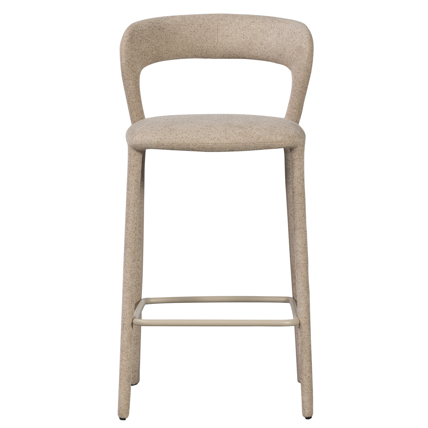WOOOD barstoel Noble - Polyester - Zand - 95x48x52