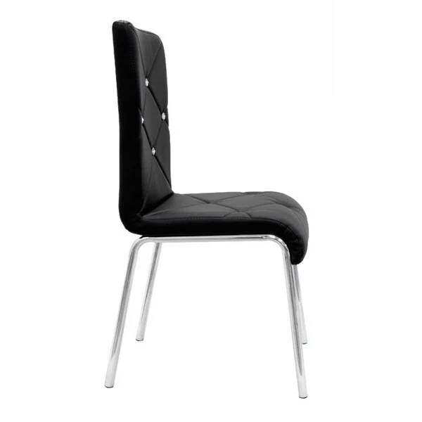 Best Master Furniture Faux Leather Side Chairs (Set of 4)