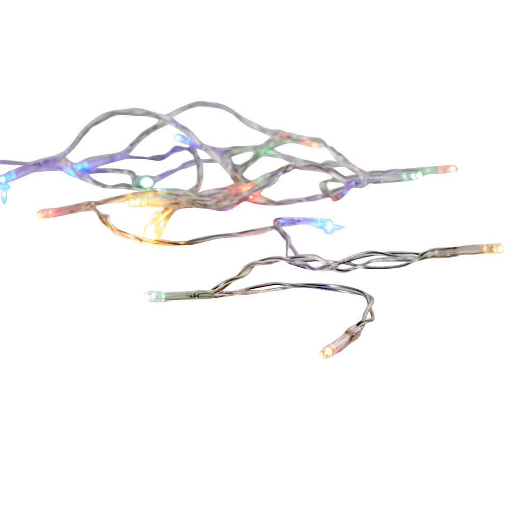 Guirlande électrique No&euml;l intérieur 20 LED multicolores 2 m