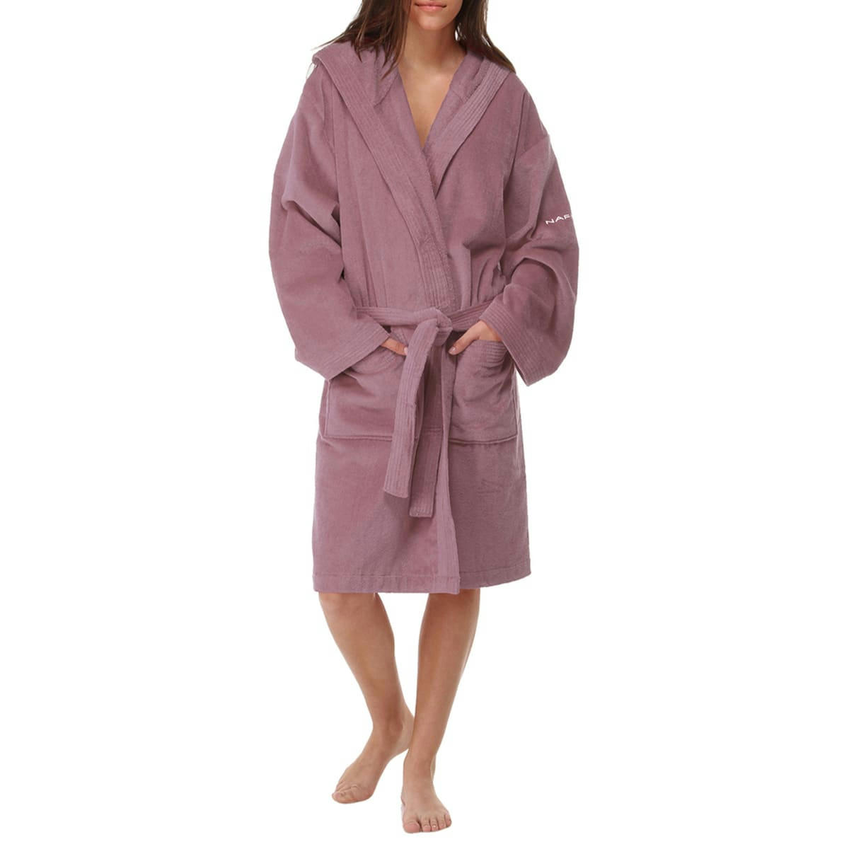 CASUAL P - Peignoir mixte - coton 380 g/m2 mauve S-M