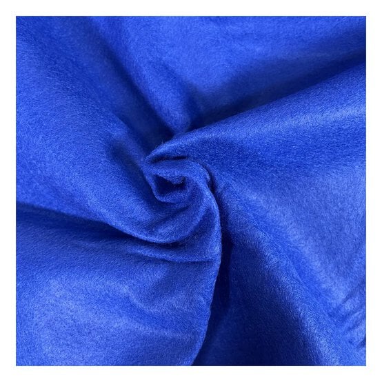 Royal Blue Felt Fabric by the Metre