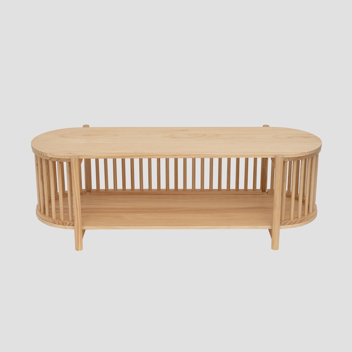Szafka RTV VOX drewniana naturalna 120x44,5x40 cm