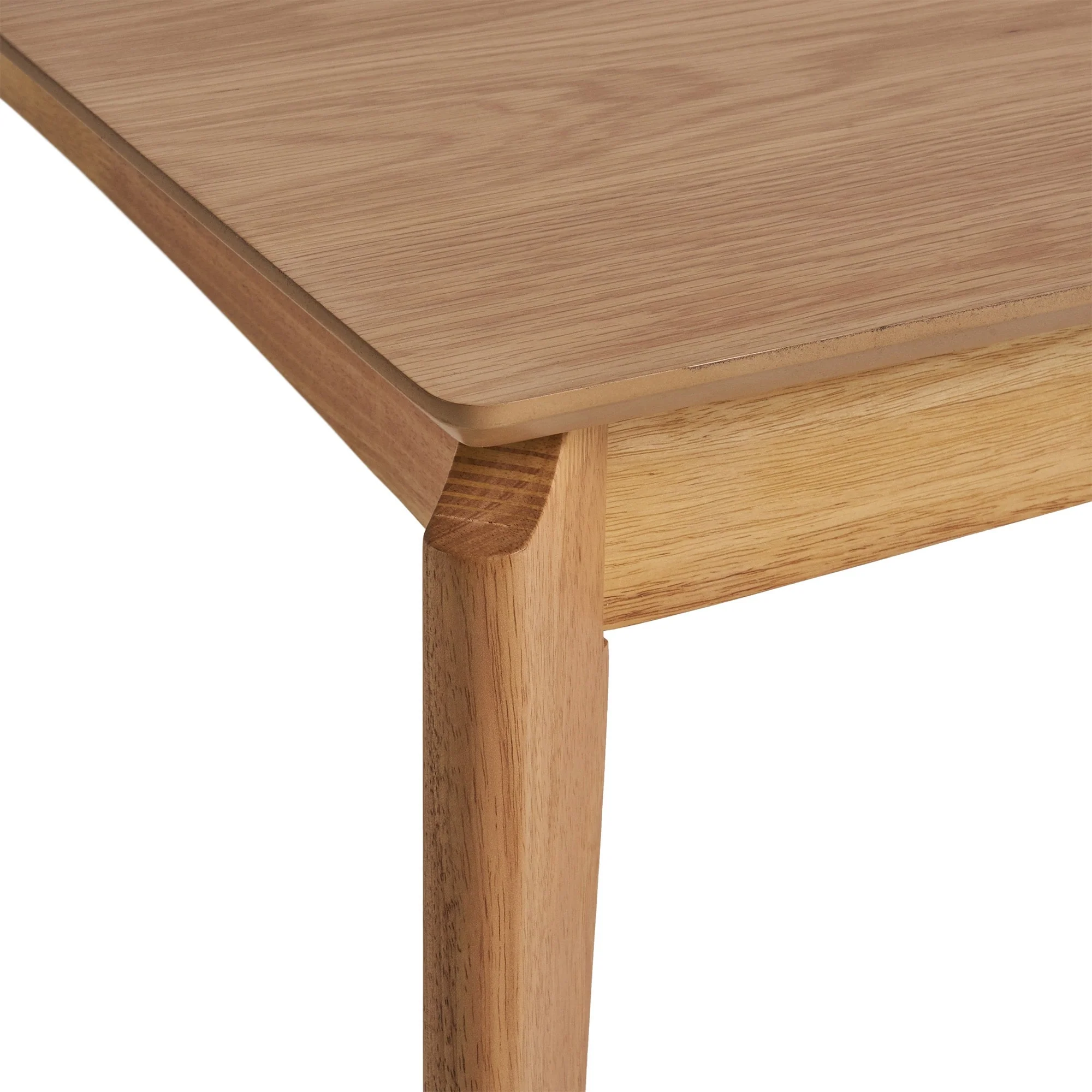 Dining Table, Rubberwood with Walnut Veneer