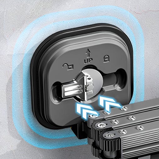 SOGA 2X 93.2cm Suction-Mounted Retractable Clothing Drying Rack Foldable Hanger