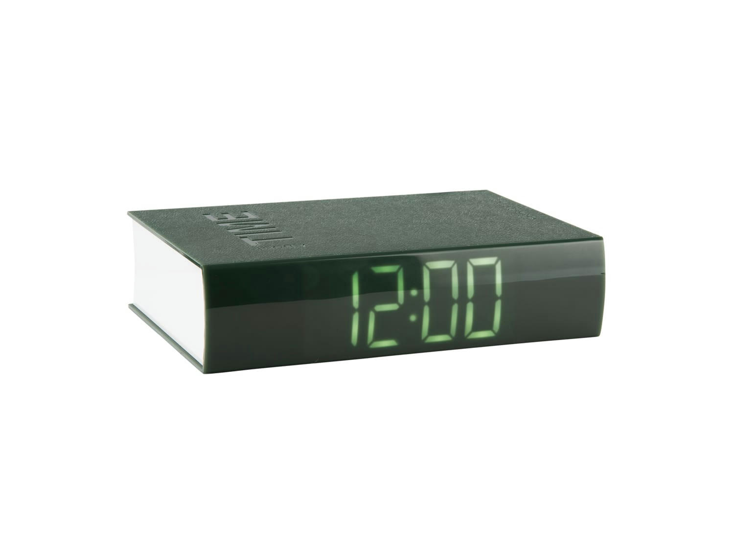 BOOK LED - Réveil livre led vert L23cm
