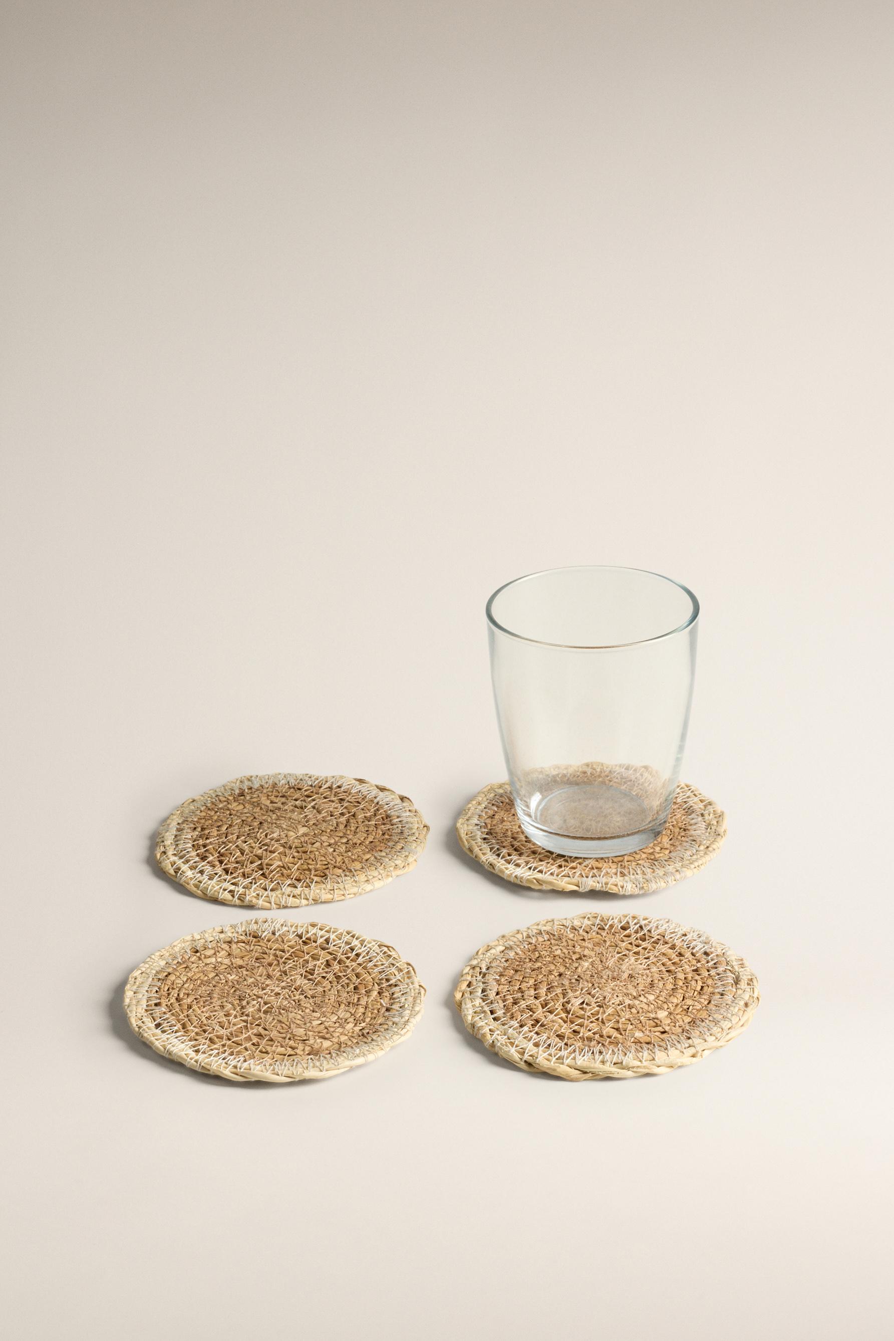Pack 4 posavasos seagrass 11 cm