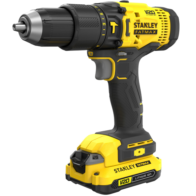 Perceuse à percussion SFMCD711C2S-QW 2 x 1,5 Ah 18 V STANLEY FATMAX