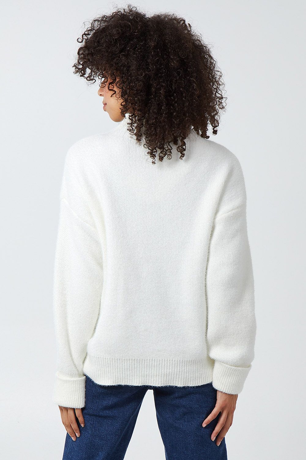 Blue Vanilla Oversized Rollneck Jumper