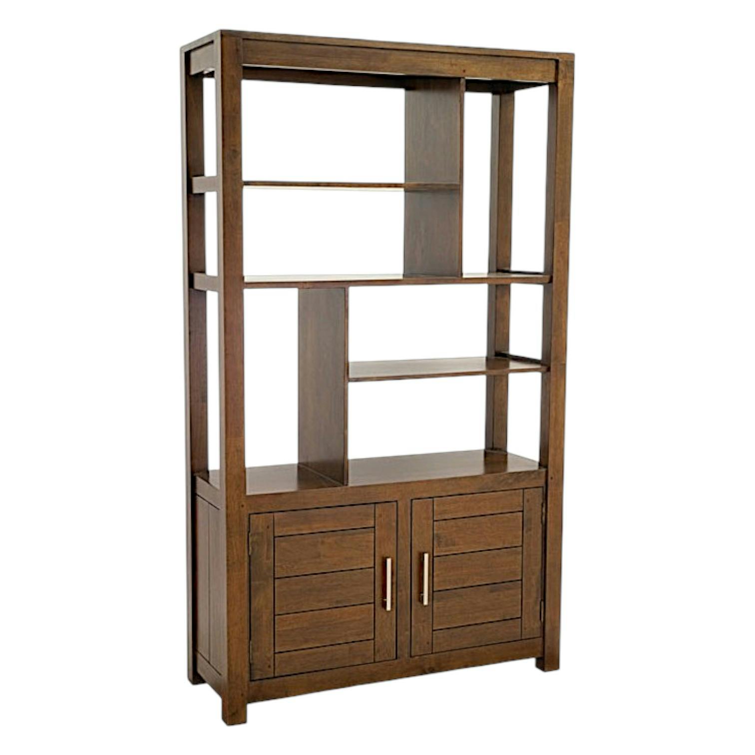 Bibliothèque originale bois hévéa 110x190cm ATTAN