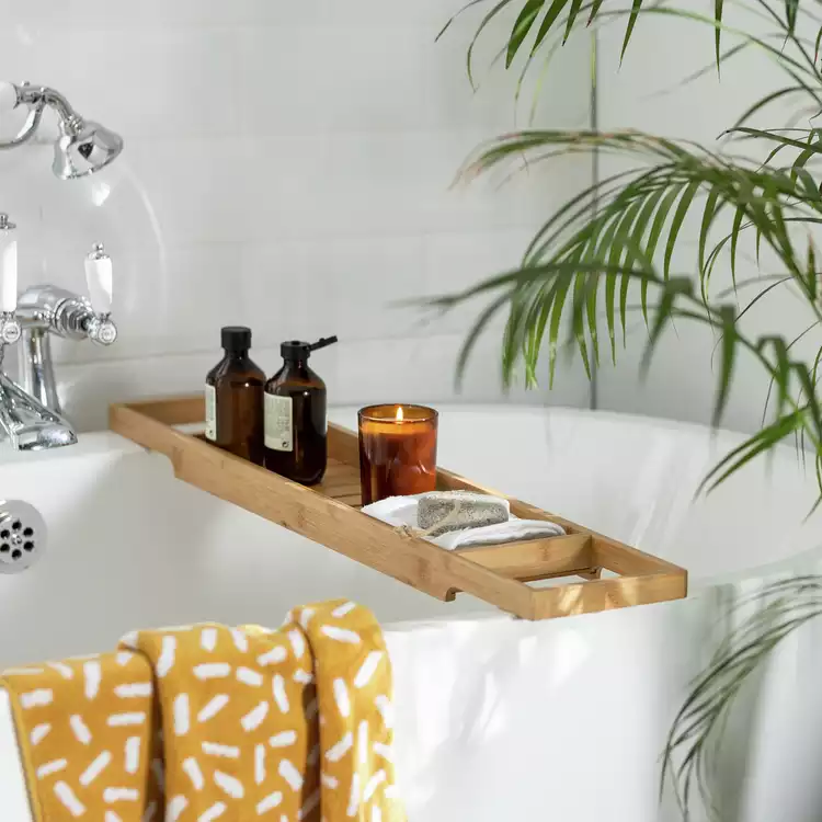 Habitat Bamboo Bath Bridge - Natural