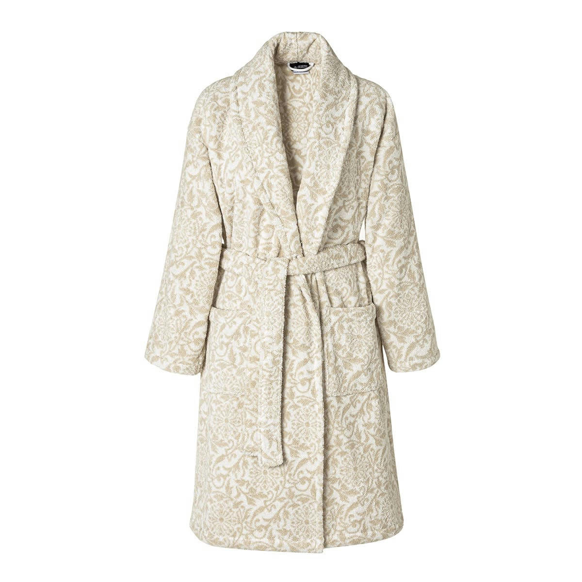 CHARME - Peignoir en coton armoise S