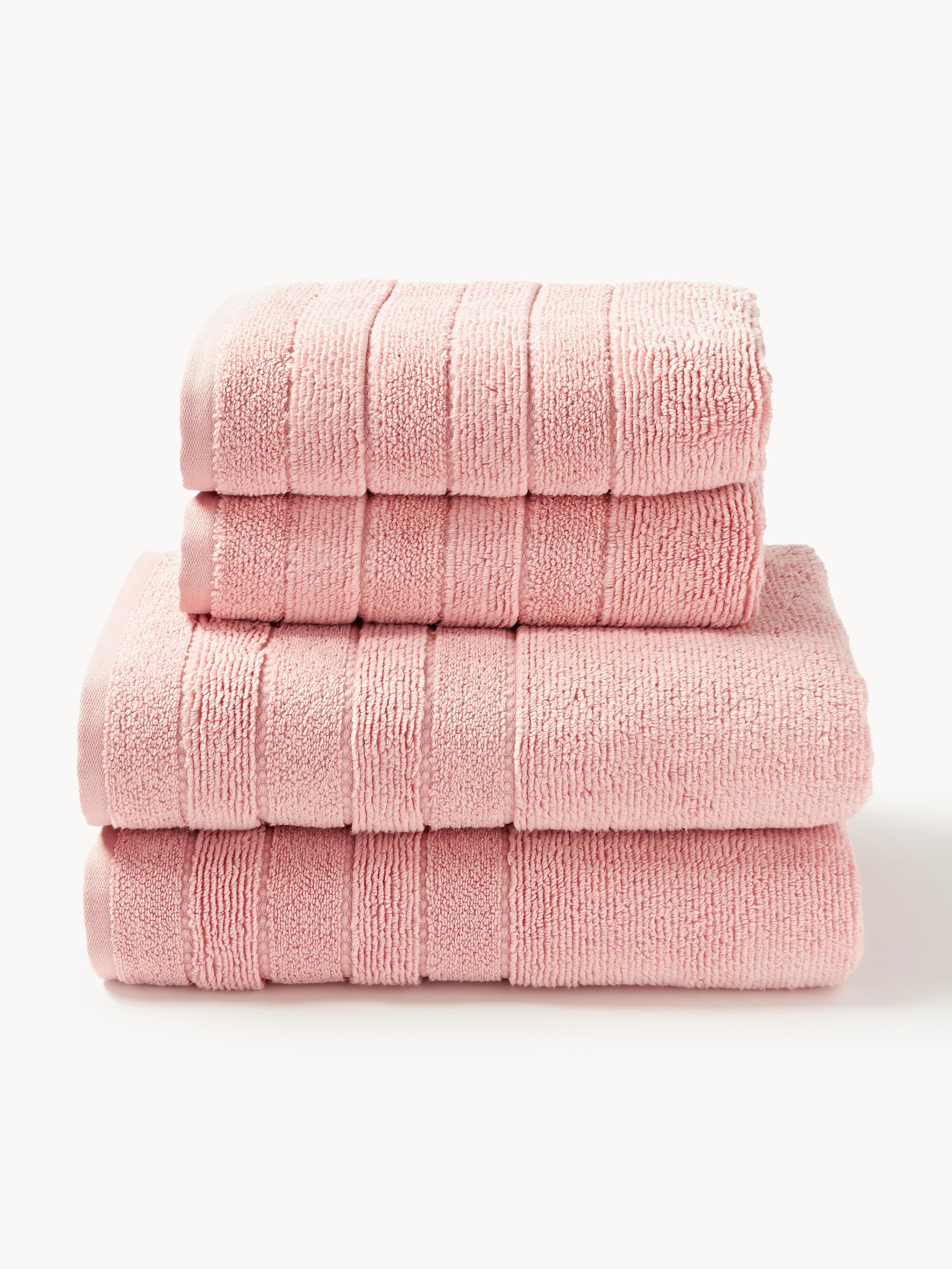 Handtuch-Set Luxe mit Streifenbordüre, in verschiedenen Setgrößen