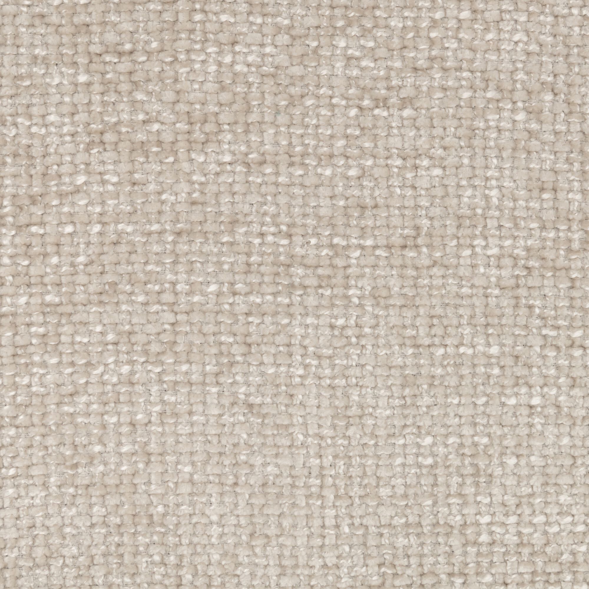 SCALO - Canapé 4 places fixe en tissu chenille - beige roucas