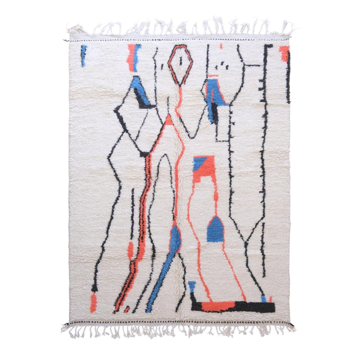AFK Living vloerkleed Berber - handgemaakt - Wol - 120 cm x 170 cm