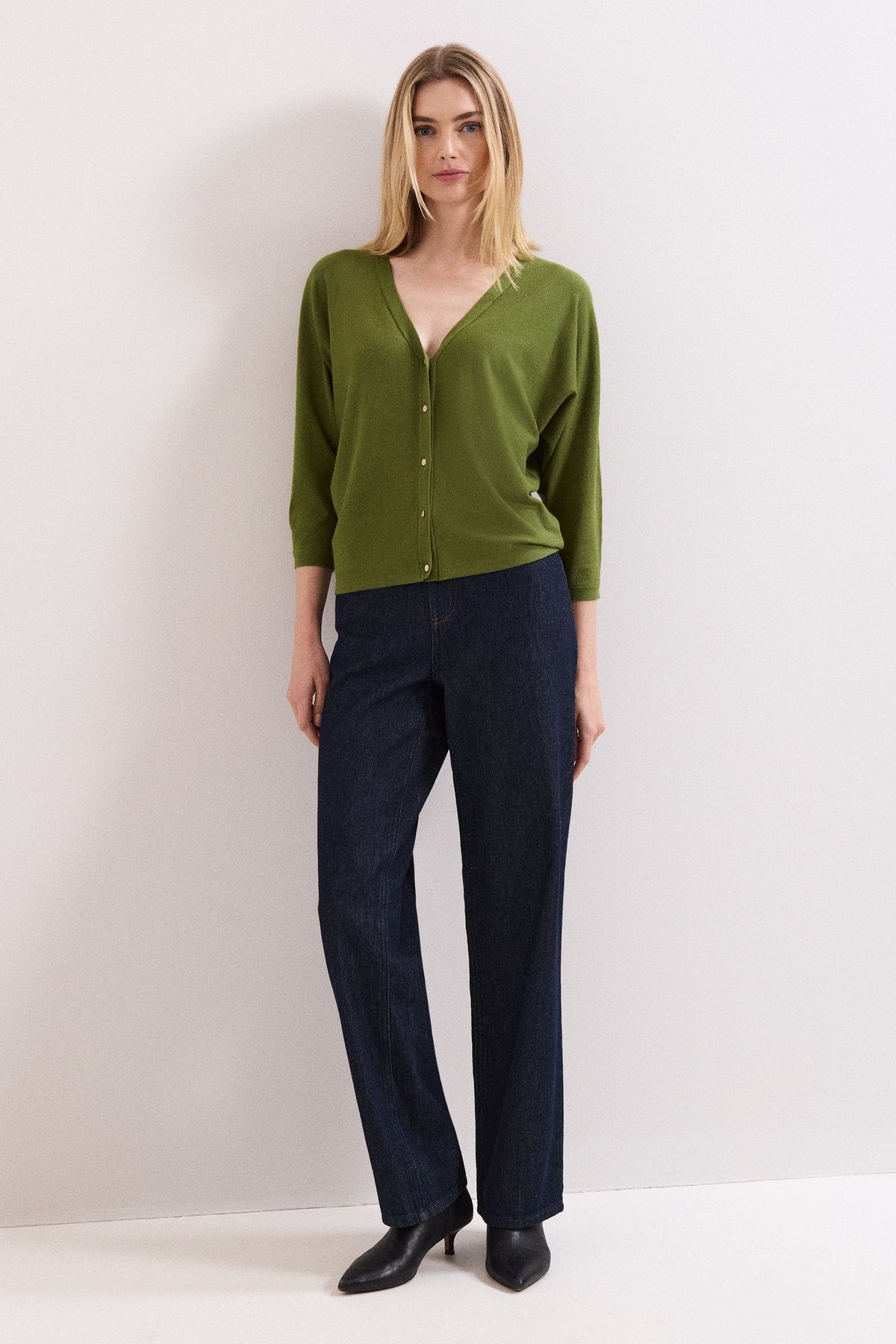 Phase Eight Cristine V-Neck Button-Up Cardigan