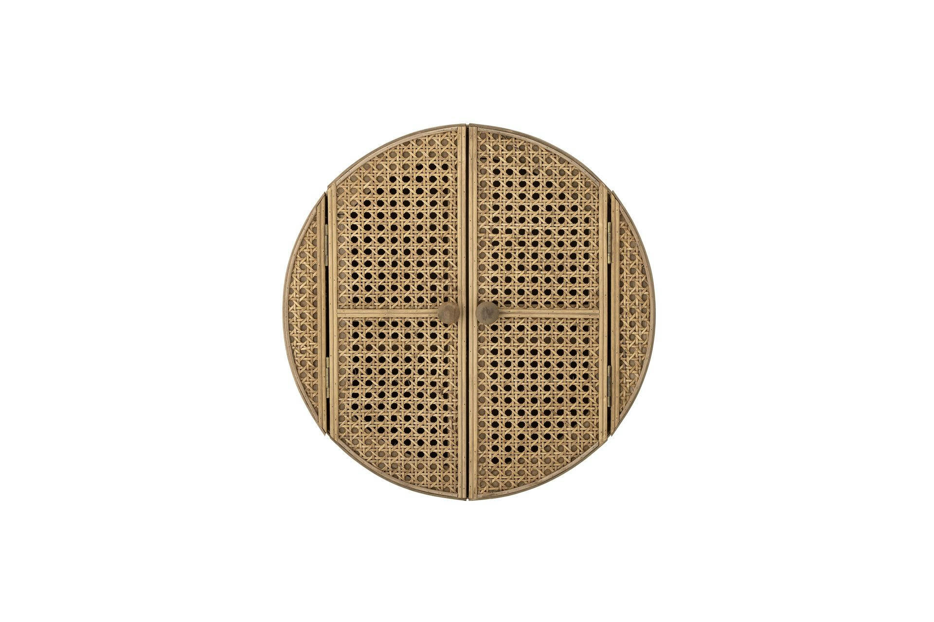 OTTO - Armoire en rotin marron