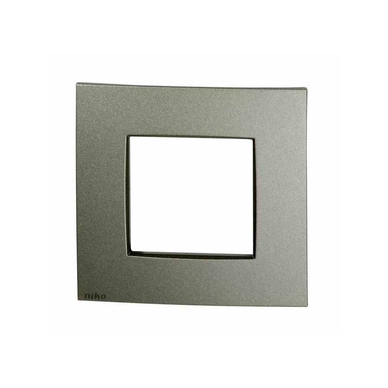 Plaque de recouvrement Intense simple bronze NIKO
