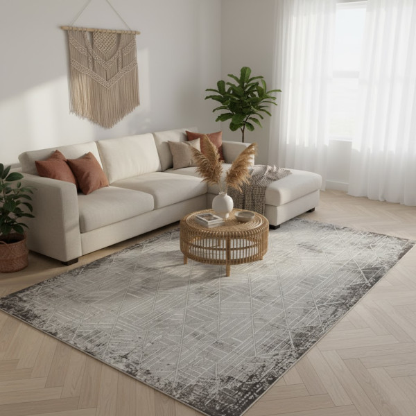 Dywan beżowy 618 idealny do salonu pokoju060x100 nowoczesny
