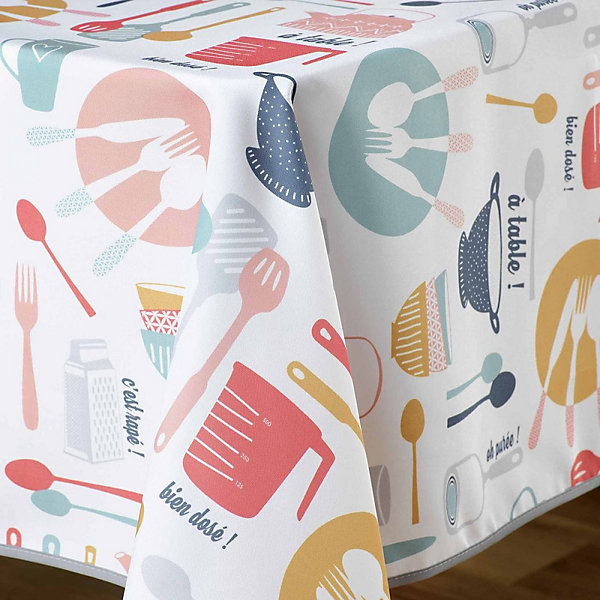 Nappe rectangulaire 150x240 cm Kitchen multicolore