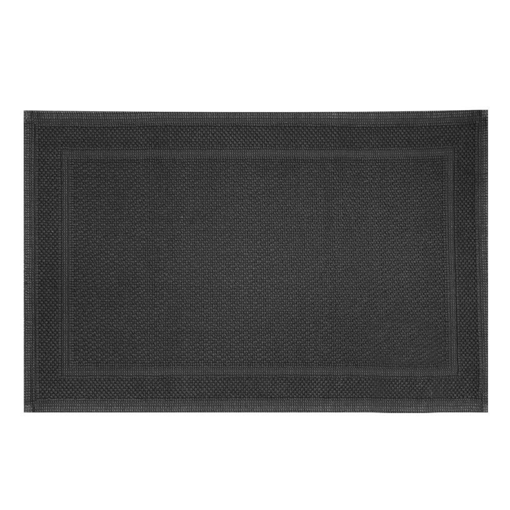 - Tapis de bain  pur coton anthracite 50x80