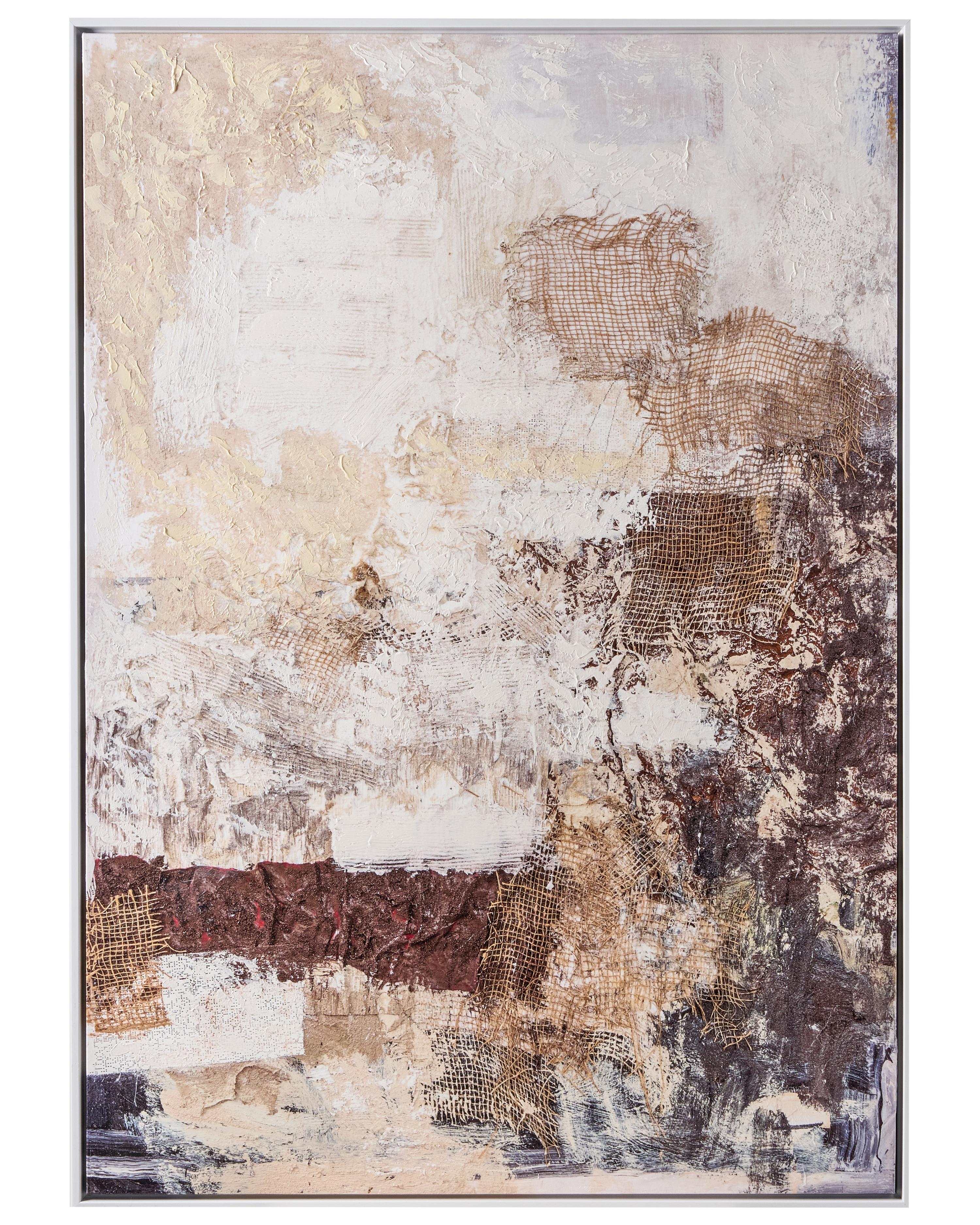 Canvas DELVIN Abstract Motif Brown