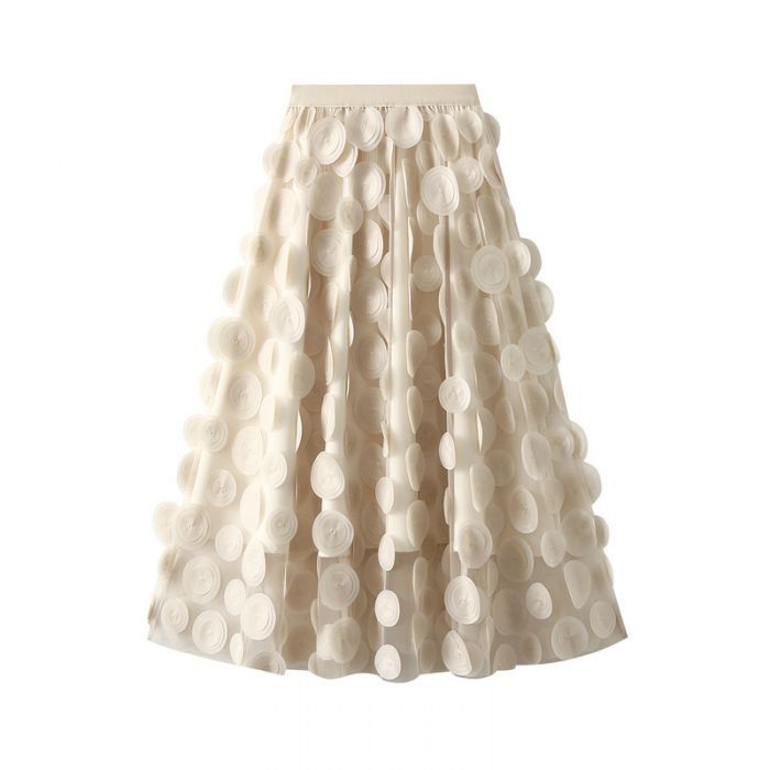 PEACH ACCESSORIES Large Circle Embellished Skirts