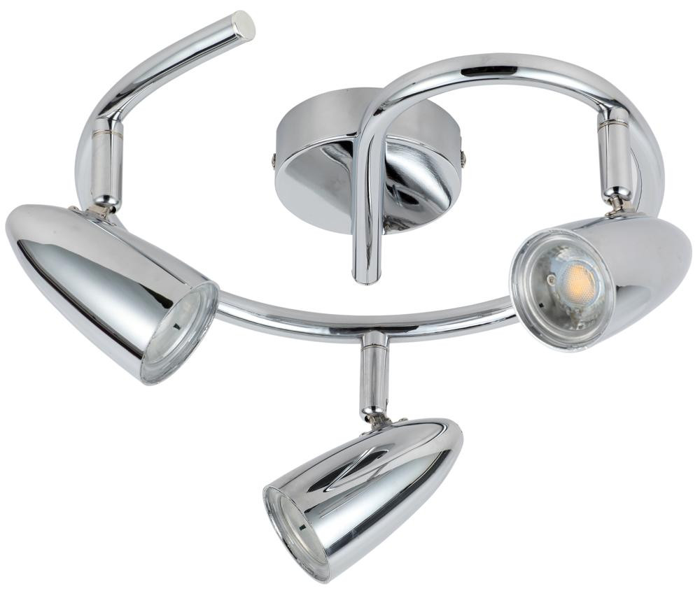 Lampa sufitowa LIBERTY chromowana LED 3x4W Ciepła biel 1050lm Candellux