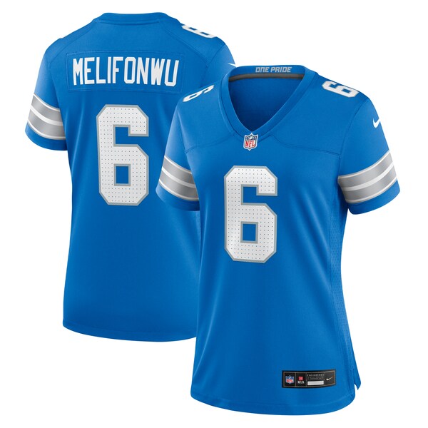 Ifeatu Melifonwu Detroit Lions Nike Women's Team Game Jersey -  Blue