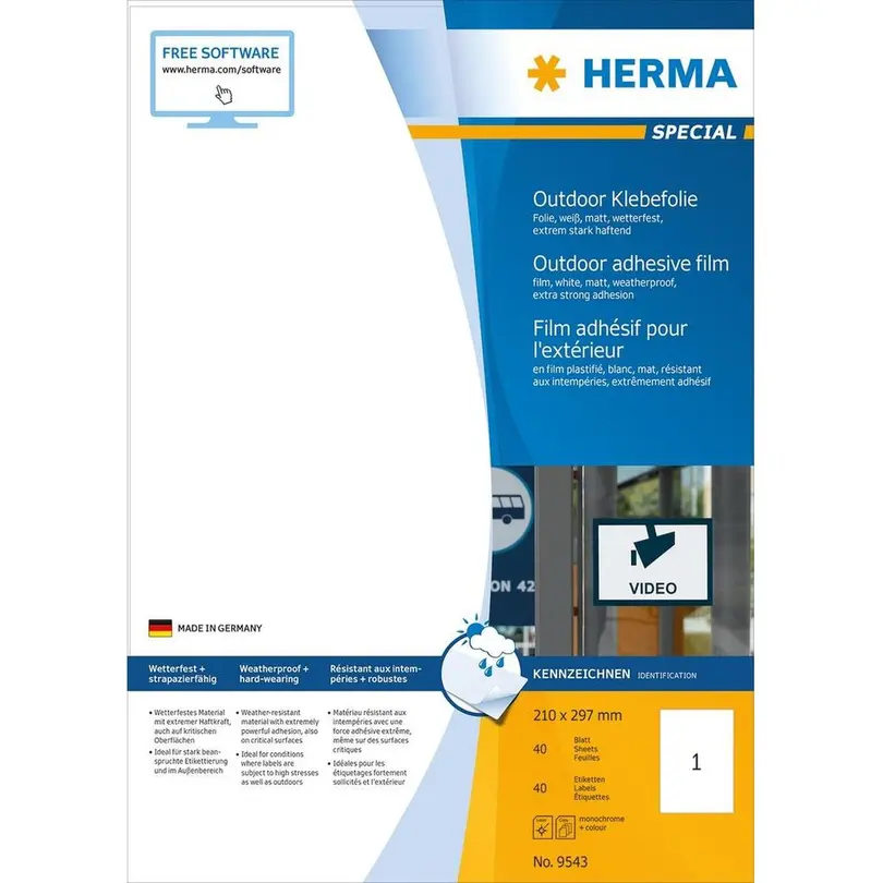 Etiketten 40er-Set Herma