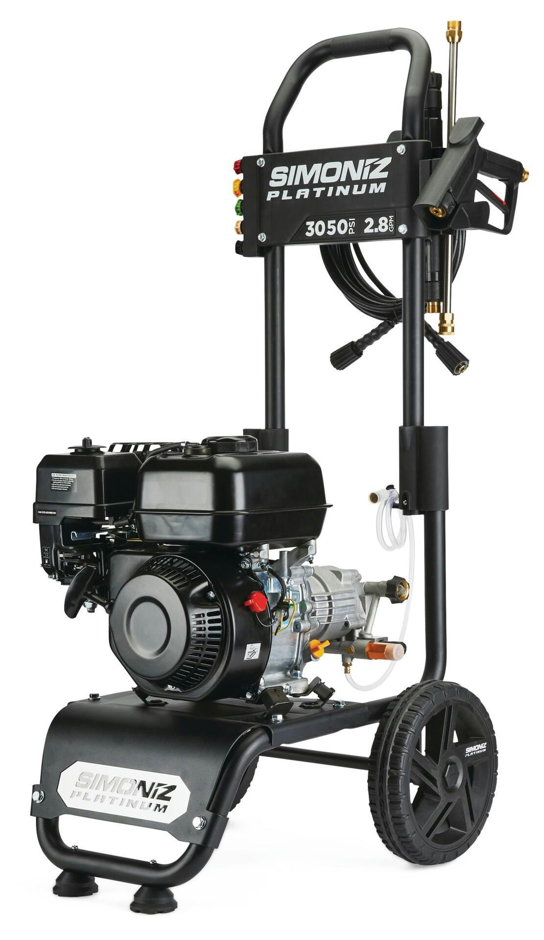 Simoniz Platinum 3050 PSI 2.8 GPM Gas Pressure Washer with Extension W &