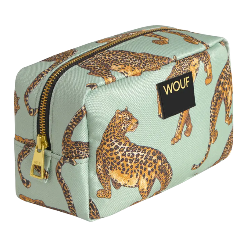 Kosmetiktasche Emerald Leopard