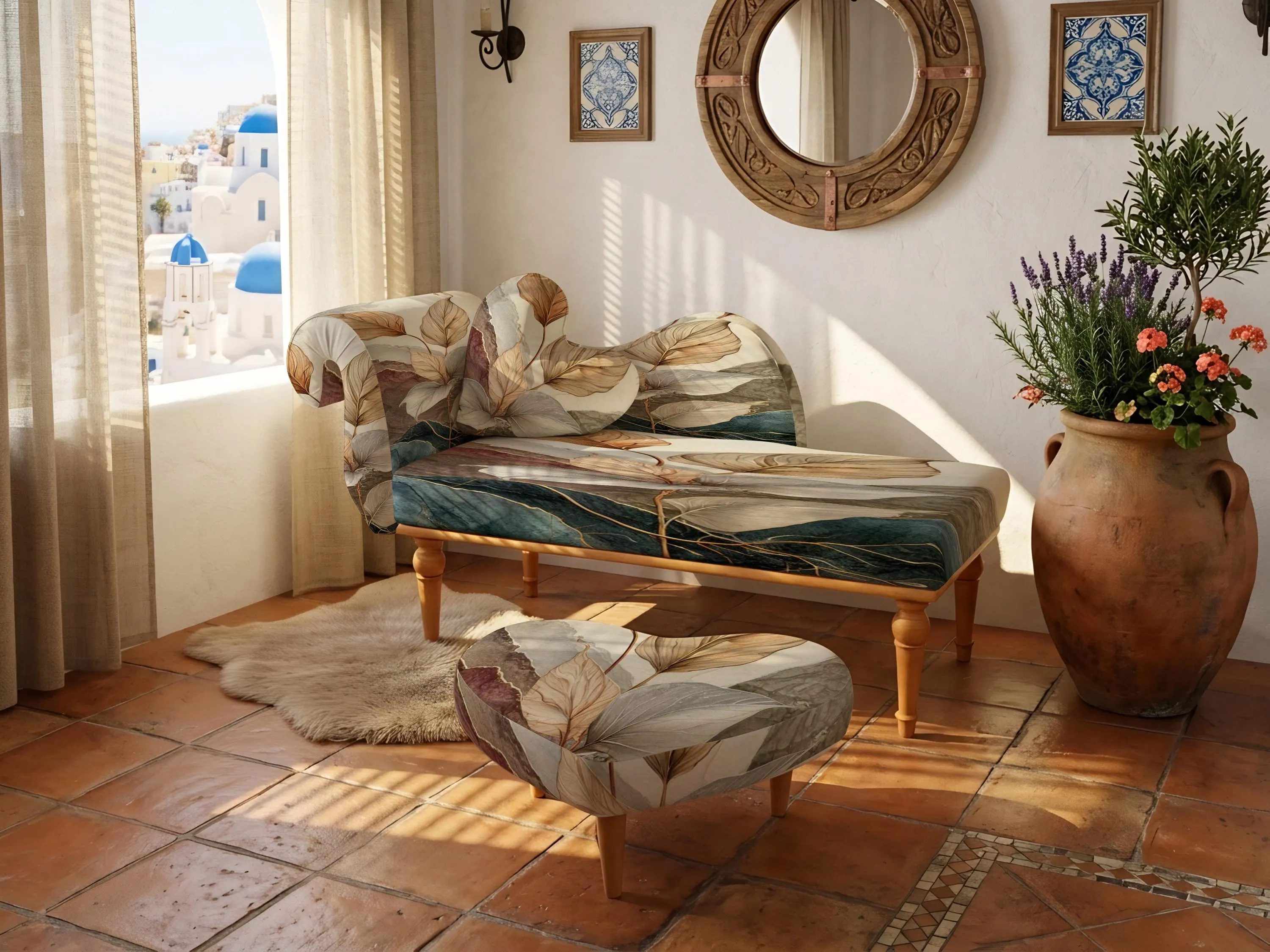 Curved Sofa, Stylish Loveseat, Woven Fabric, Small Loveseat Sofa, Chaise Seating, Loveseat Sofa, Durable Loveseat