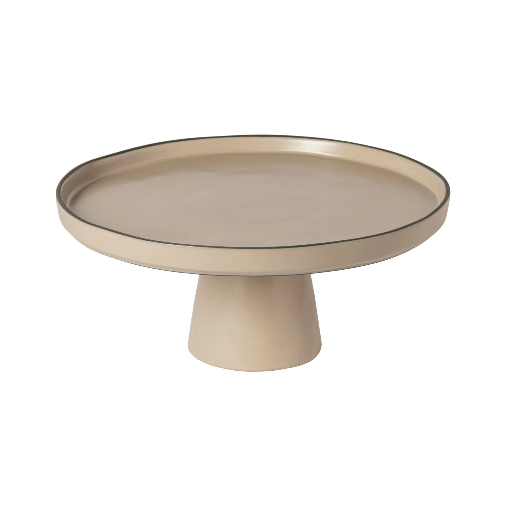 Footed Plate Stacked Organic